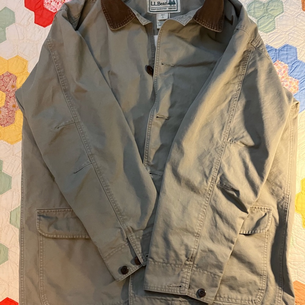 Men’s LL Bean original lightweight barn jacket L